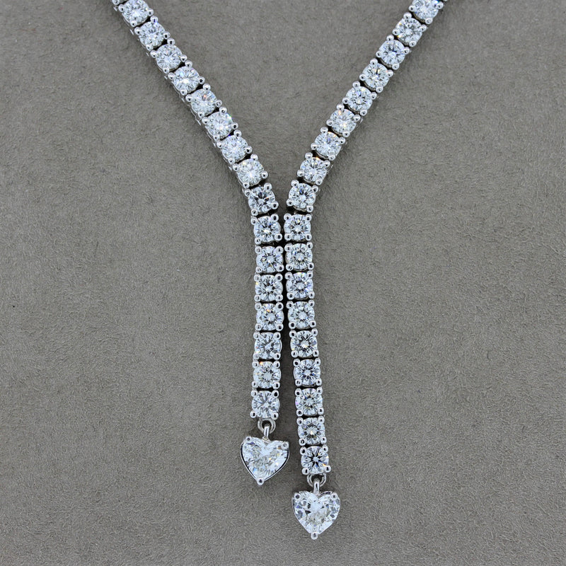 Diamond Gold Drop Necklace