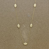 Diamond by The Yard Gold Medallion Necklace