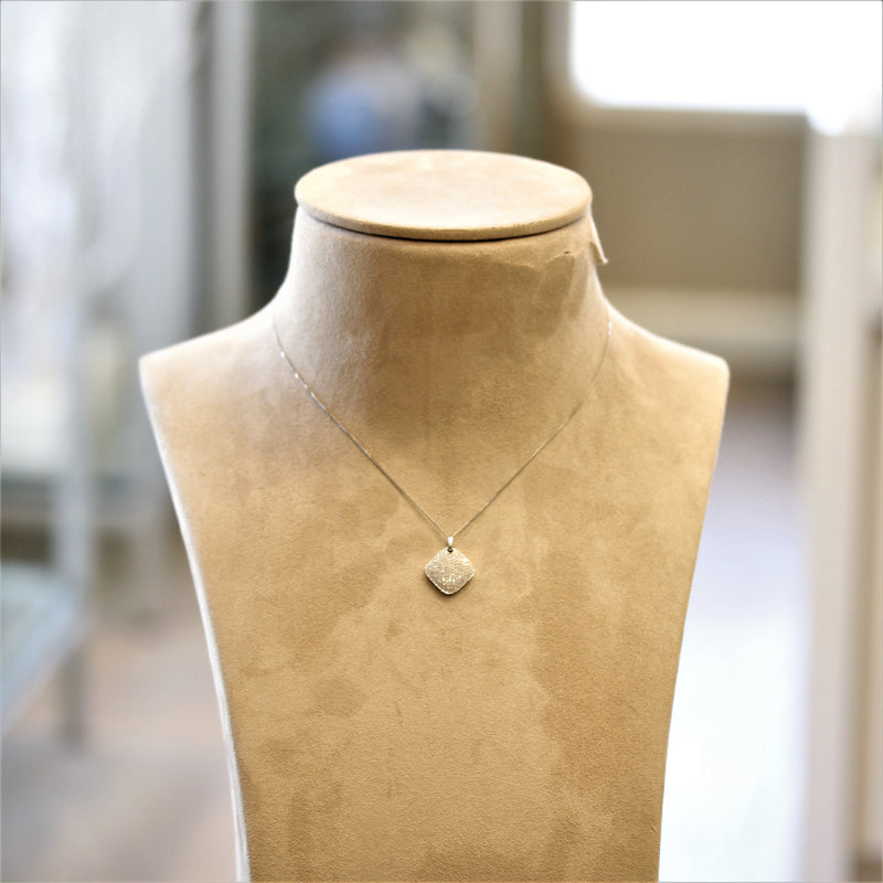 Fine Diamond Micro-Pave Gold Pendant
