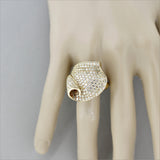 Diamond Gold Stingray Cocktail Ring