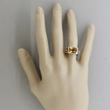 Bellarri Citrine Diamond Gold Ring