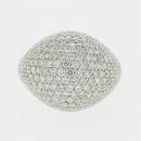 Diamond Pave Gold Dome Ring
