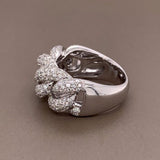 Diamond Gold Link Band Ring