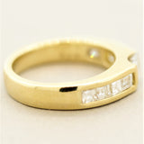 Diamond Gold Channel-Set Band Ring