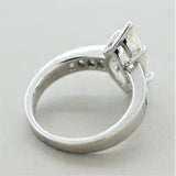 2.66 Carat Marquise Diamond Platinum Engagement Ring