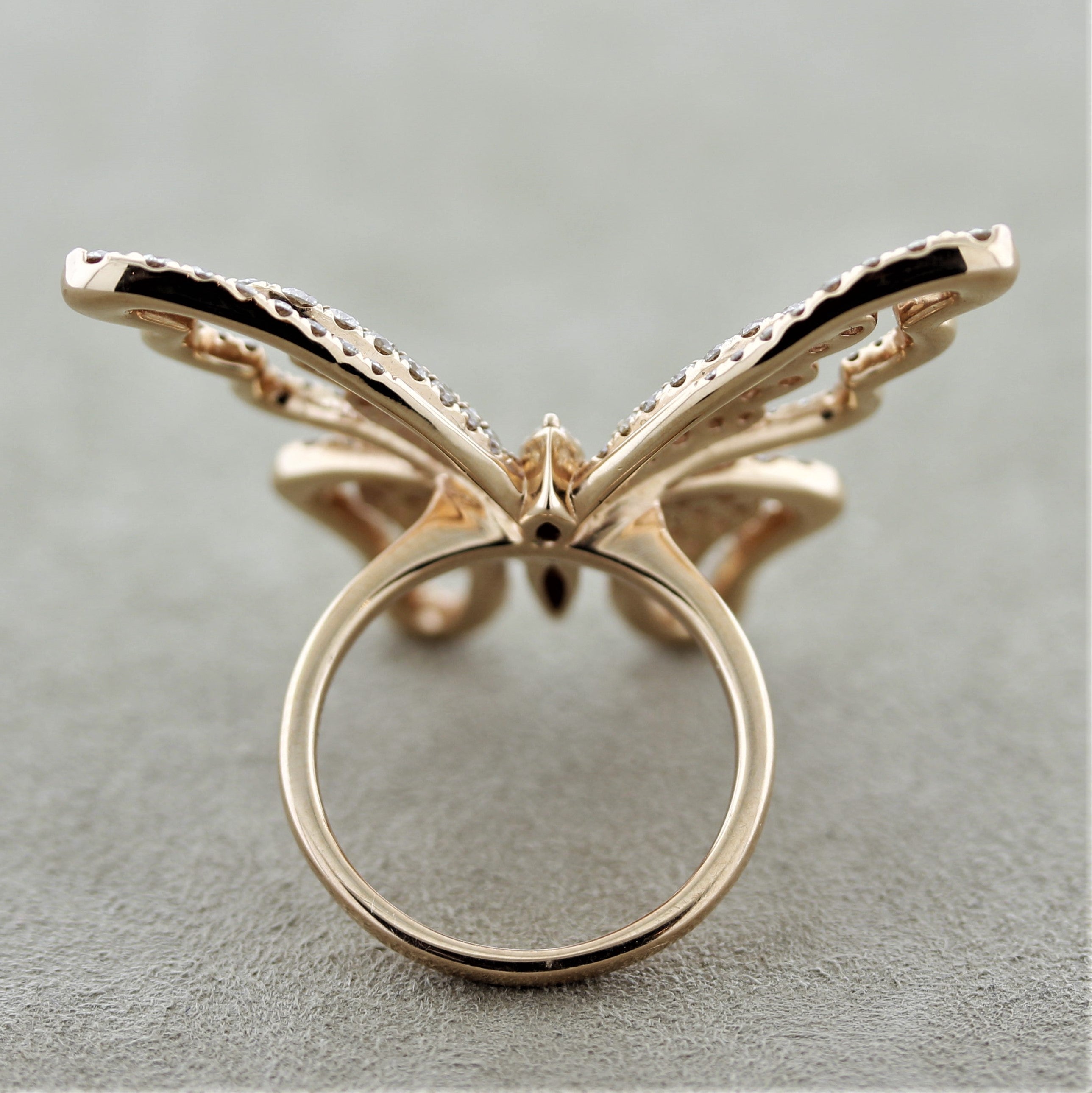 Levian Diamond Gold Butterfly Ring