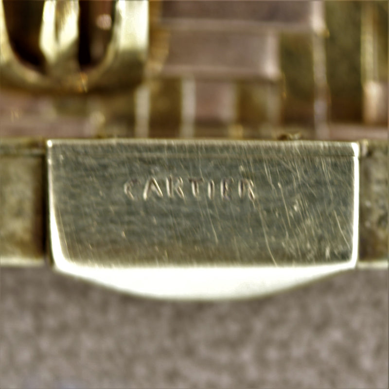Cartier Retro Two-Tone Woven-Gold Cigarette Case
